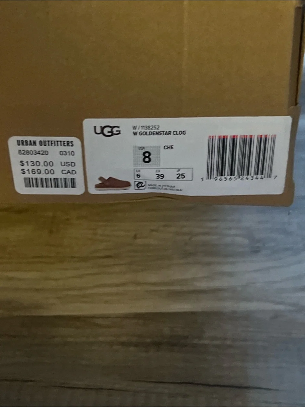 UGG New W/ Box Chestnut Suede Slip-On Clogs